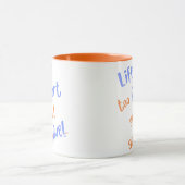 Das Leben ist zu Kurze BFTG-Kaffee-Tasse Tasse (Zentrum)