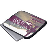 Das Leben ist zu kurzes | motivierend Zitat Laptopschutzhülle (Vorne Knopf)