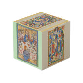 Das Leben Jesu Christi - mittelalterliche Kunst Würfel (Vorderseite Schrägansicht)