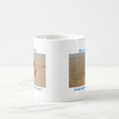 Das Leben kann gut sein - Rand der Welt Kaffeetasse (Mittel)