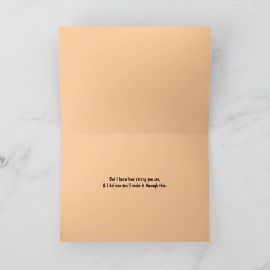 Das Leben kann hart sein... Karte (Innenseite)