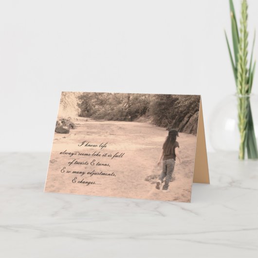 Das Leben kann hart sein... Karte (Vorderseite)