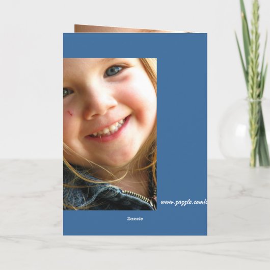 Das Leben kann rau sein Karte (Rückseite)