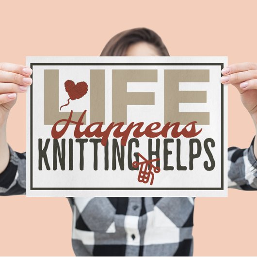 Das Leben kommt und das Knittern hilft Liebhabern  Poster