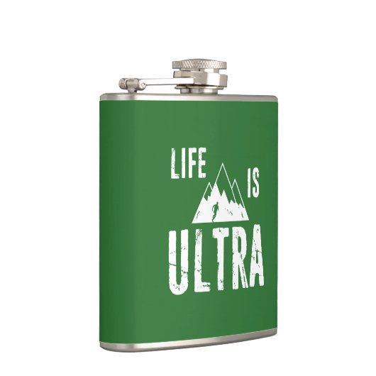 Das Leben läuft extrem. Flachmann (Rechts)