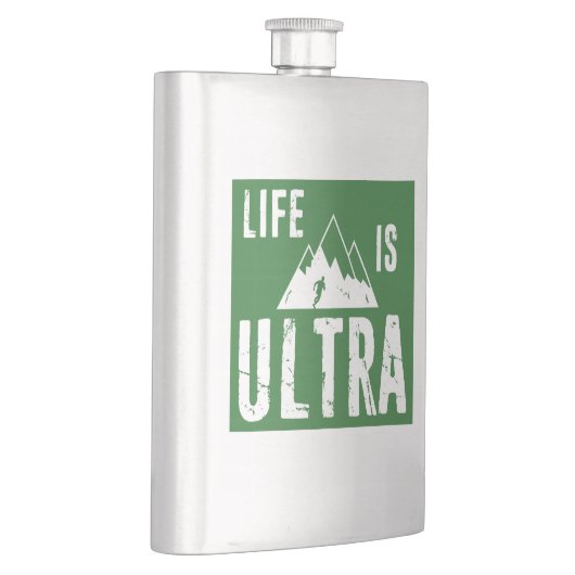 Das Leben läuft extrem. Flachmann (Rechts)