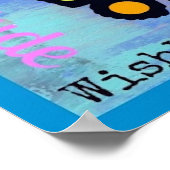 Das Leben lebte Inspirationspopster von WishHunt Poster (Ecke)