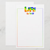 Das Leben...mach's, Stationery Briefpapier (Vorne/Hinten)