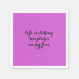 Das Leben macht 2 Serviette