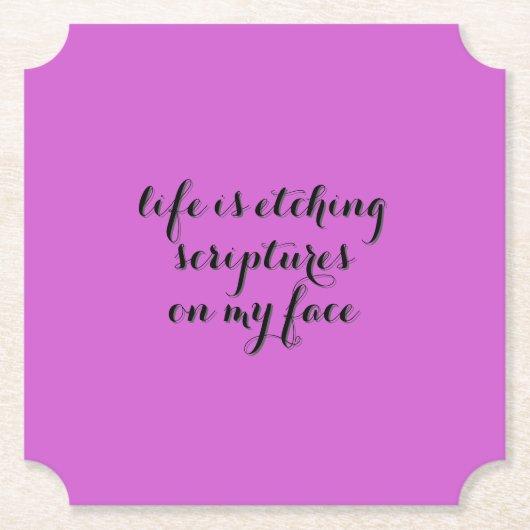 Das Leben macht 2 Untersetzer (Vorderseite)