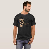 Das Leben macht Kaffee Leopard International Co T-Shirt (Vorne ganz)