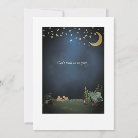 Das Leben macht sich mehr Spaß mit der Zwillingsei Einladung (Rückseite)