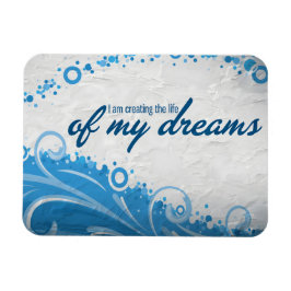 "Das Leben meiner Träume" Motivation Affirmation Magnet