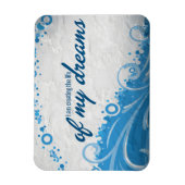 "Das Leben meiner Träume" Motivation Affirmation Magnet (Vertikal)