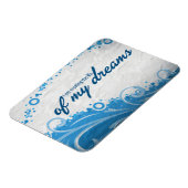 "Das Leben meiner Träume" Motivation Affirmation Magnet (Linke Seite)