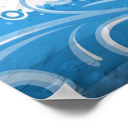 "Das Leben meiner Träume" Motivation Affirmation Poster (Ecke)