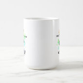 Das Leben muss nicht perfekt Rainbow Coffee Tasse (Mittel)