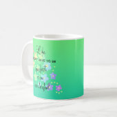 Das Leben muss nicht perfekt sein Kaffeetasse (Vorderseite Links)