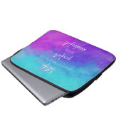 Das Leben muss nicht perfekt sein Laptopschutzhülle (Vorne Knopf)