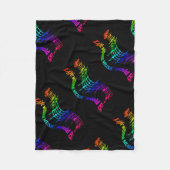 Das Leben ohne Musik wäre ein Spaß-Zitat Fleecedecke (Vorderseite)