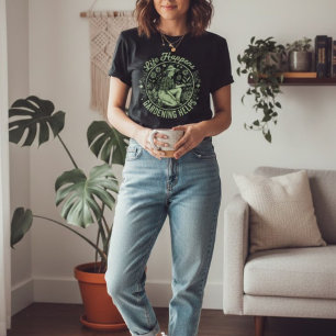 Das Leben passiert, Gartenarbeit hilft - Vintage-G Tri-Blend Shirt