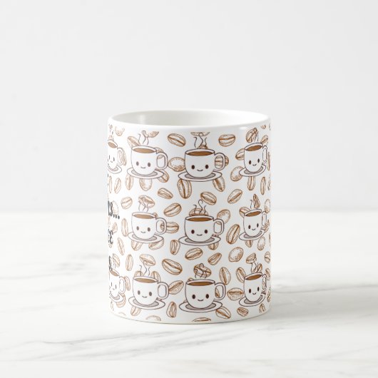 DAS LEBEN PASSIERT...KAFFEE HELFT TASSE 11oz (Mittel)