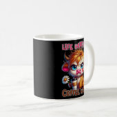 Das Leben passiert, Kaffee hilft  Kaffeetasse (VorderseiteRechts)
