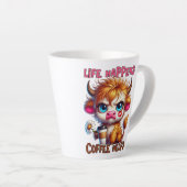 Das Leben passiert, Kaffee hilft Milchtasse (Rechte Ecke)