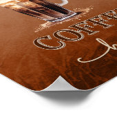 Das Leben passiert Kaffee hilft Poster (Ecke)