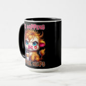 Das Leben passiert, Kaffee hilft  Tasse (Vorderseite Links)
