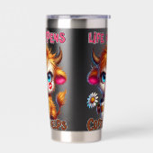 Das Leben passiert, Kaffee hilft  Thermobecher (Links)
