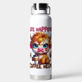 Das Leben passiert, Kaffee hilft Trinkflasche (Rückseite)