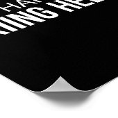 Das Leben passiert - Skifahren hilft -  Poster (Ecke)