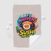 Das Leben passiert, Sushi hilft Golfhandtuch (Insitu)