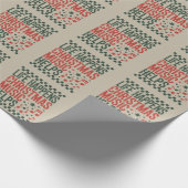 Das Leben passiert Weihnachtsmusik hilft Funny Ret Geschenkpapier (Ecke)