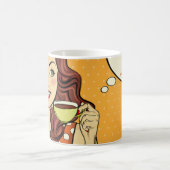 "Das Leben passiert, wenn du aufhörst." 11 oz Tass Kaffeetasse (Mittel)