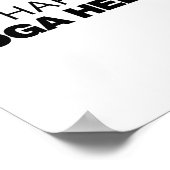 Das Leben passiert Yoga hilft _14 Poster (Ecke)