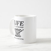 Das Leben scheint besser zu sein Kaffeetasse (Vorderseite Links)