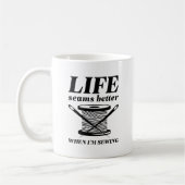 Das Leben scheint besser zu sein Kaffeetasse (Links)