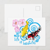 Das Leben schön Postkarte (Vorne/Hinten)