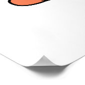 Das Leben spielt mit dem Kuchen-Funny-Cake Pun Poster (Ecke)