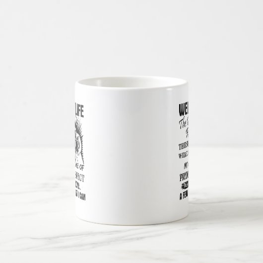 Das Leben-Tasse des Schweißers Kaffeetasse (Mittel)