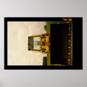 Das Leben. Traktorportrait. Poster (Vorne)