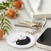 Das Leben tut weh, Herz, Yin-Yang Life Dynamics Schlüsselanhänger (Vorderseite rechts)