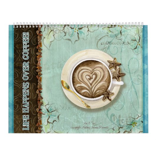 Das Leben über Kaffee, Kalender (Titelbild)