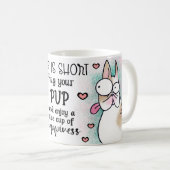Das Leben umarmt Kurz Ihren Boston Terrier Pup Kaffeetasse (VorderseiteRechts)