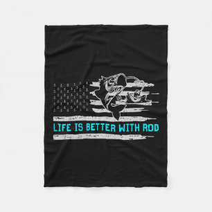 Das Leben unter US-amerikanischer Flagge ist besse Fleecedecke