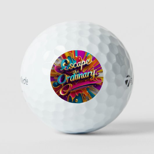 "Das Leben verändern" Golfball (Vorderseite)