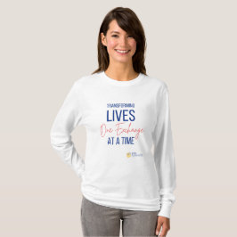 Das Leben verändern - Langschläfenoberteil T-Shirt