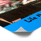 Das Leben verlangsamt sich nie Poster (Ecke)